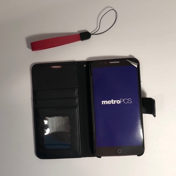 MetroPCS Alcatel Fierce 4 Folio ProtectiveWallet - Picture 3 of 8